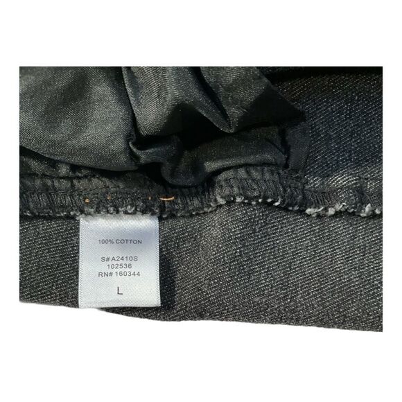 Beige By Tony Women’s Stretch Denim jean Pencil Midi Skirt Gray Size Large - Picture 7 of 12